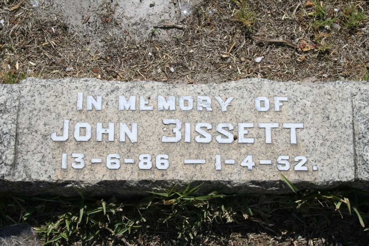 BISSETT John 1886-1952