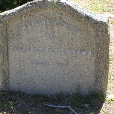 BROWN Margaret Craig 1859-1946