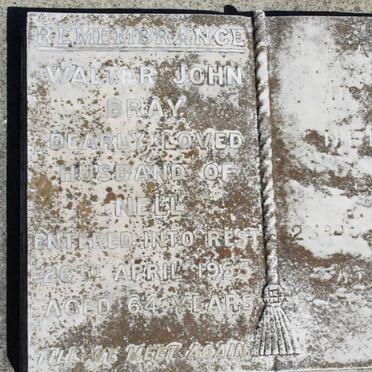 BRAY Walter John -1955 &amp; Nellie -19??