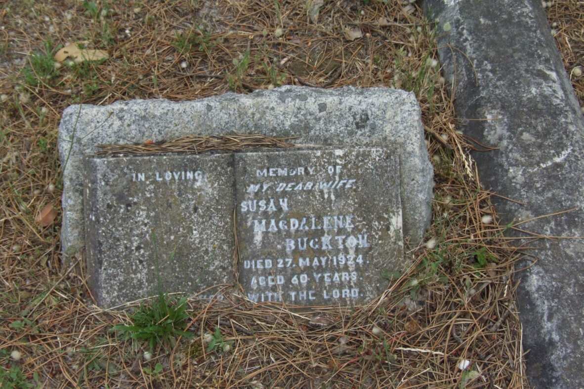 BUCKTON Susan Magdalene -1924