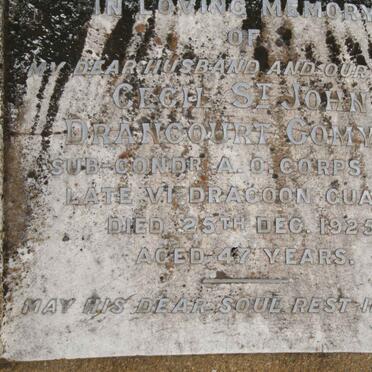 COMYNS Cecil St.John Draincourt -1925