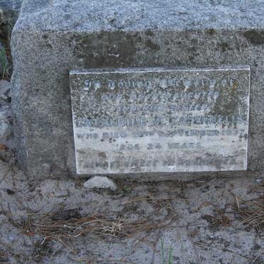 CAVERNELIS Catherine W. -1937