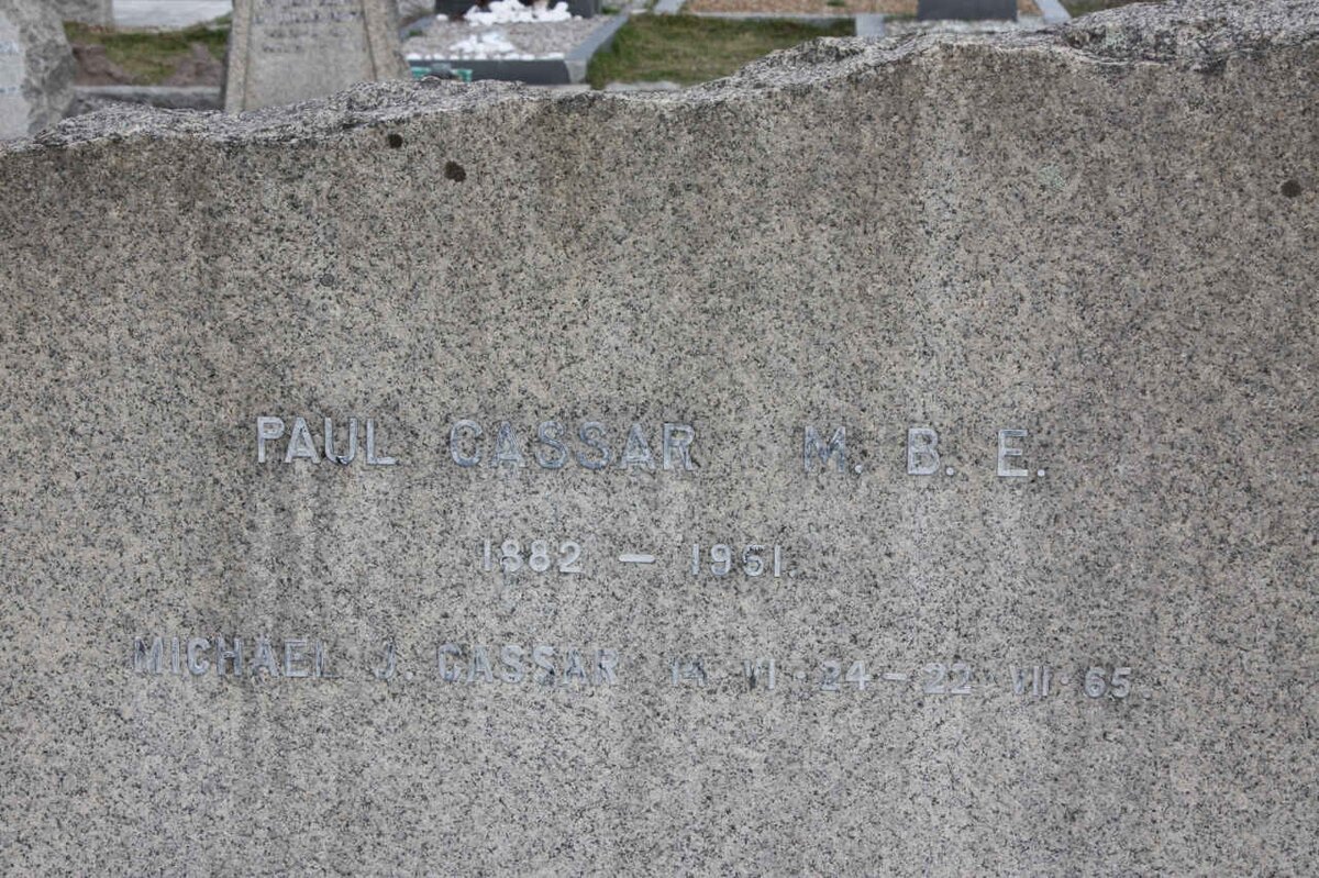 CASSAR Paul 1882-1951 :: CASSAR Michael J. 1924-1965