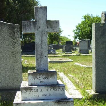 CASTLE Frances J., de nee WAHL -1953