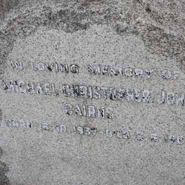 CAIRNS Michael Christopher John 1937-1965