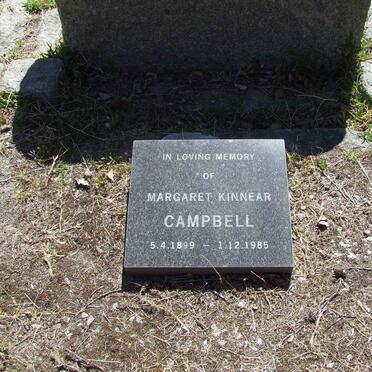 CAMPBELL Margaret Kinnear 1899-1985