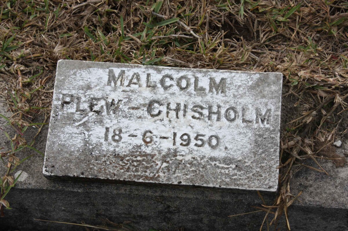 CHISHOLM Malcolm Plew -1950