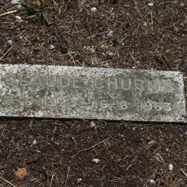 CHURMS Claude 1923-1963