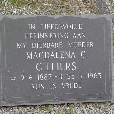 CILLIERS Magdalena C. 1887-1965
