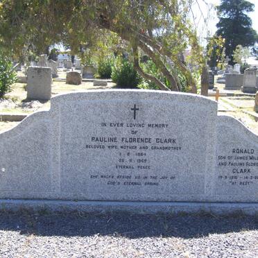 CLARK Pauline Florence 1884-1969 :: CLARK Ronald 1916-2000