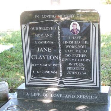 CLAYTON Jane 1932-2006