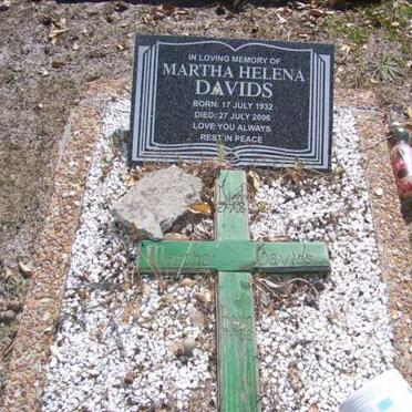DAVIDS Martha Helena 1932-2006