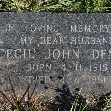 DENNIS Cecil John 1915-1981
