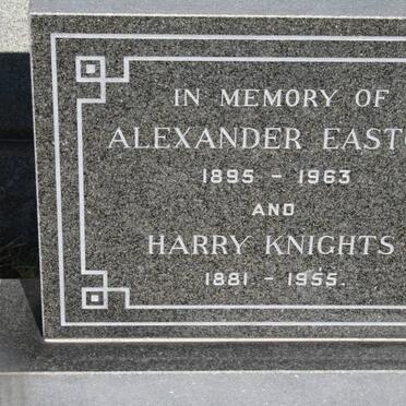 EASTON Alexander 1895-1963 :: KNIGHTS Harry 1881-1955