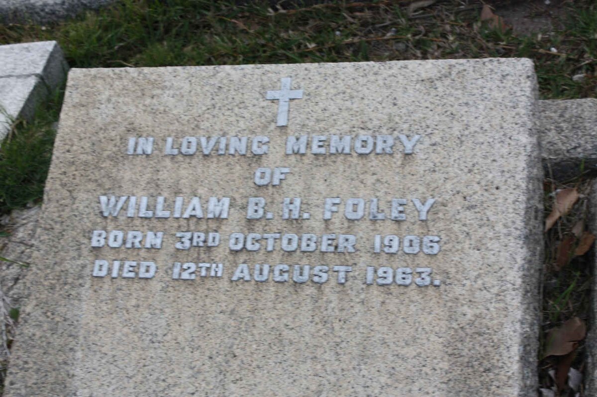 FOLEY William B.H. 1906-1963