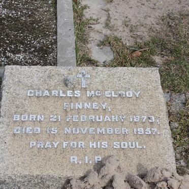 FINNEY Charles Mc Elroy 1873-1957