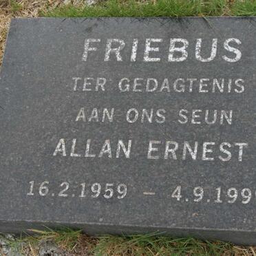 FRIEBUS Allan Ernest 1959-1999