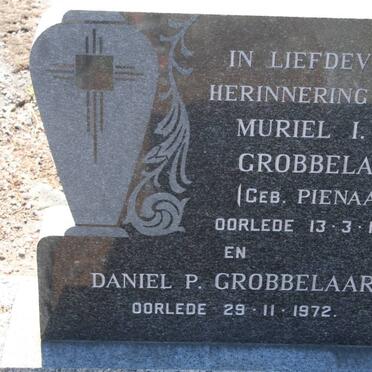 GROBBELAAR Daniel P. -1972 &amp; Muriel I.M. PIENAAR -1964