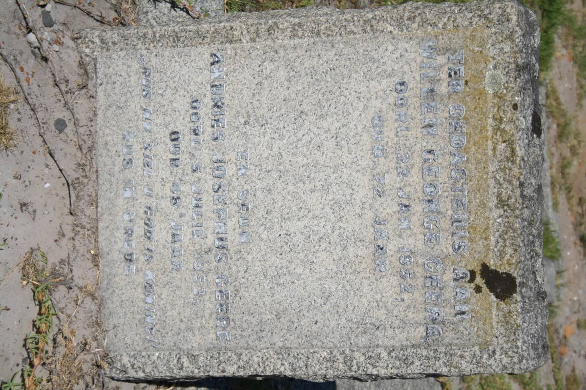 GEERE Willem George -1952 :: GEERE Andries Josephus -1953