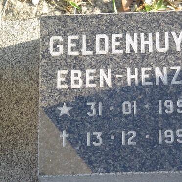 GELDENHUYS Eben-Henze 1959-1999