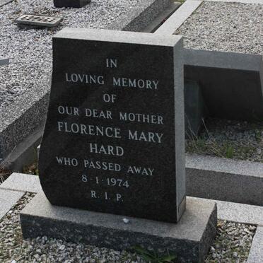 HARD Florence Mary  -1974