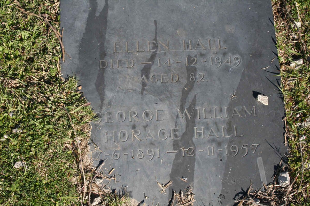 HALL George William Horace 1891-1957 &amp; Ellen -1949
