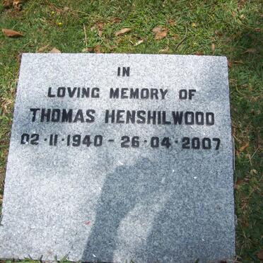 HENSHILWOOD Thomas 1940-2007