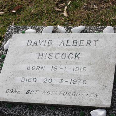 HISCOCK David Albert 1918-1970