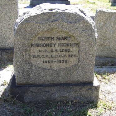 HICKLEY Edith Mary Ponsonby 1896-1936