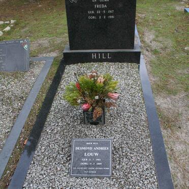 HILL Freda 1917-1981 :: LOUW Desmond Andries 1961-2009