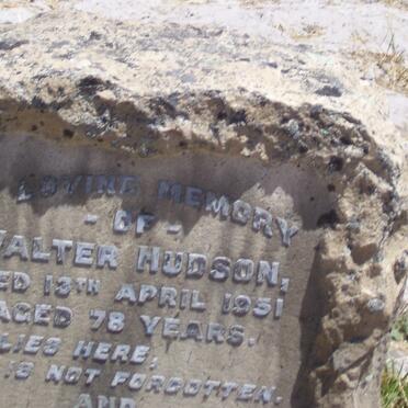 HUDSON Walter -1951