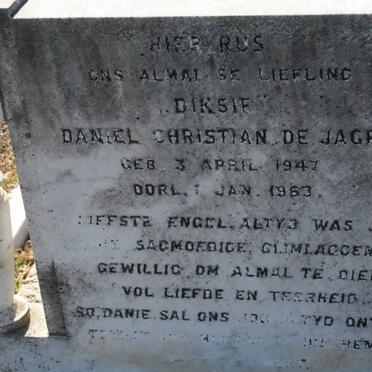 JAGER Daniel Christian, de 1947-1963