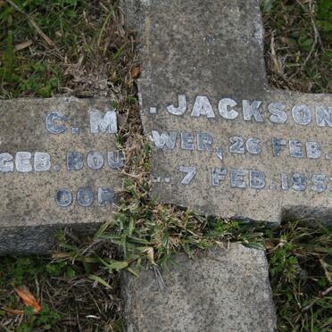 JACKSON C.M. nee BOUWER 1923-1953