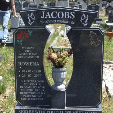 JACOBS Rowena 1950-2007