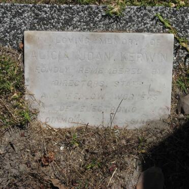KERWIN Alicia Joan