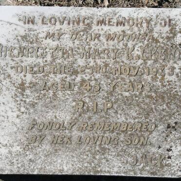 KILKENNY Henrietta Mary -1923