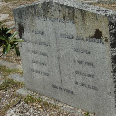 KLERCK Willem Jan 1881-1958 &amp; Lily ARESTRUP 1882-1957