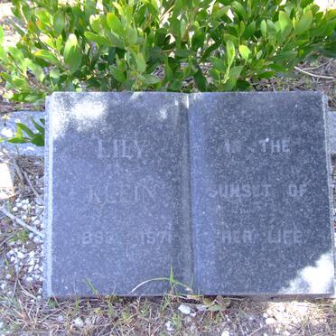 KLEIN Lilly 1893-1971