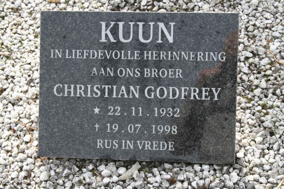 KUUN Christian Godfrey 1932-1998