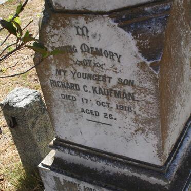 KAUFMAN Richard C. -1918