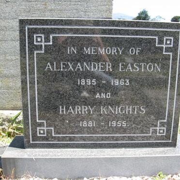 KNIGHTS Harry 1881-1955 :: EASTON Alexander 1895-1963