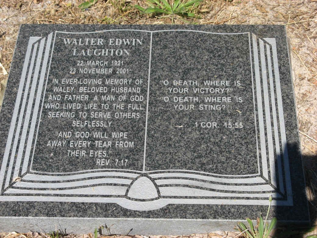 LAUGHTON Walter Edwin 1921-2001