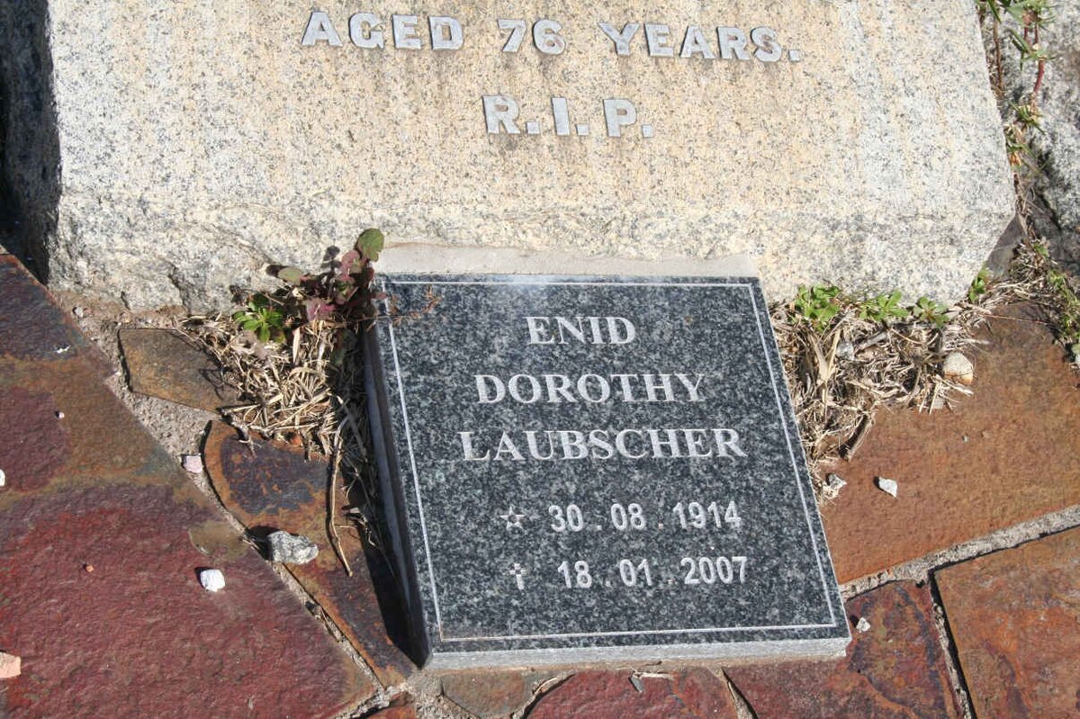 LAUNSCHER Enid Dorothy 1912-2007