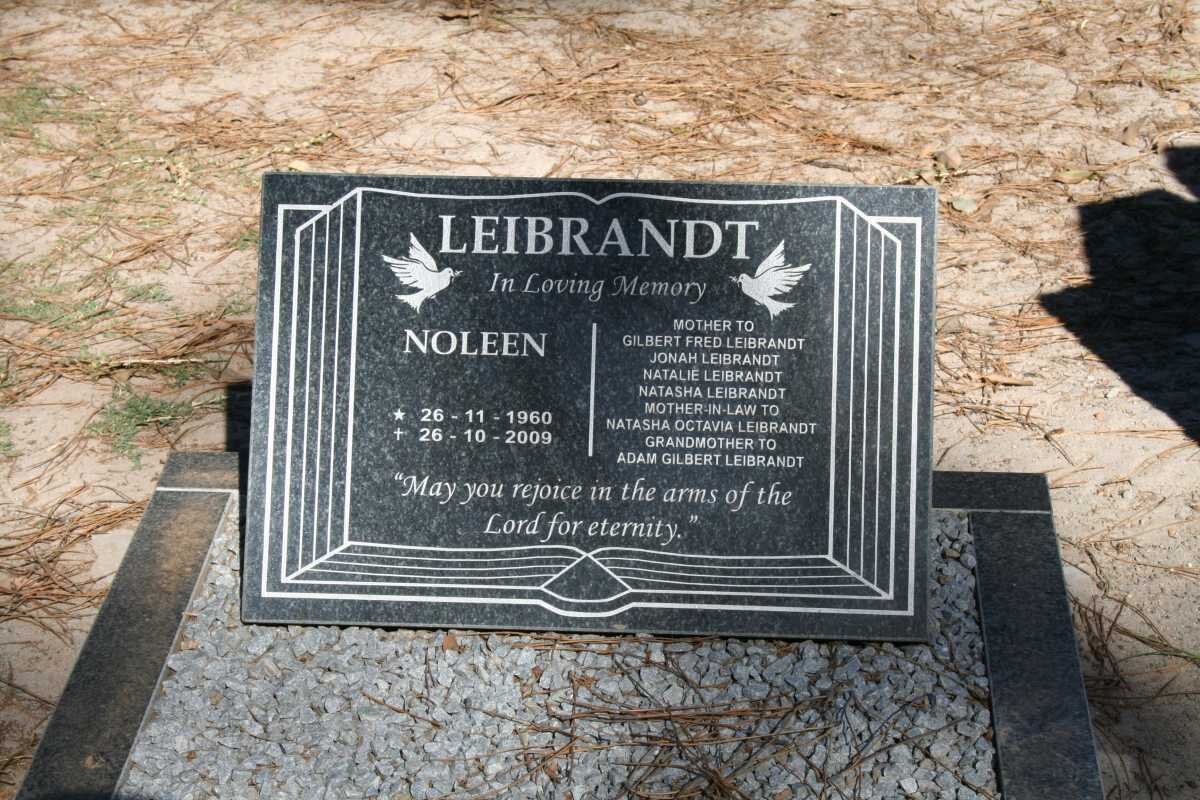 LEIBRANDT Noleen 1960-2009