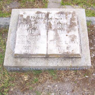 LINDENBERG John Emil -1965 &amp; Anna Sophia Maria SIEMENS -1965 _2