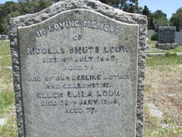 LOUW Nicolas Smuts -1945 &amp; Ellen Eliza -1946
