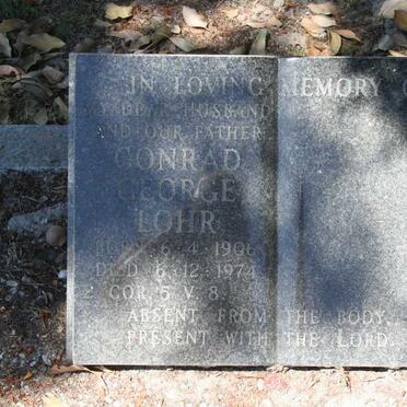 LOHR Conrad George 1906-1974