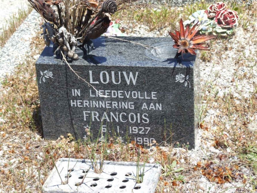 LOUW Francois 1927-1990