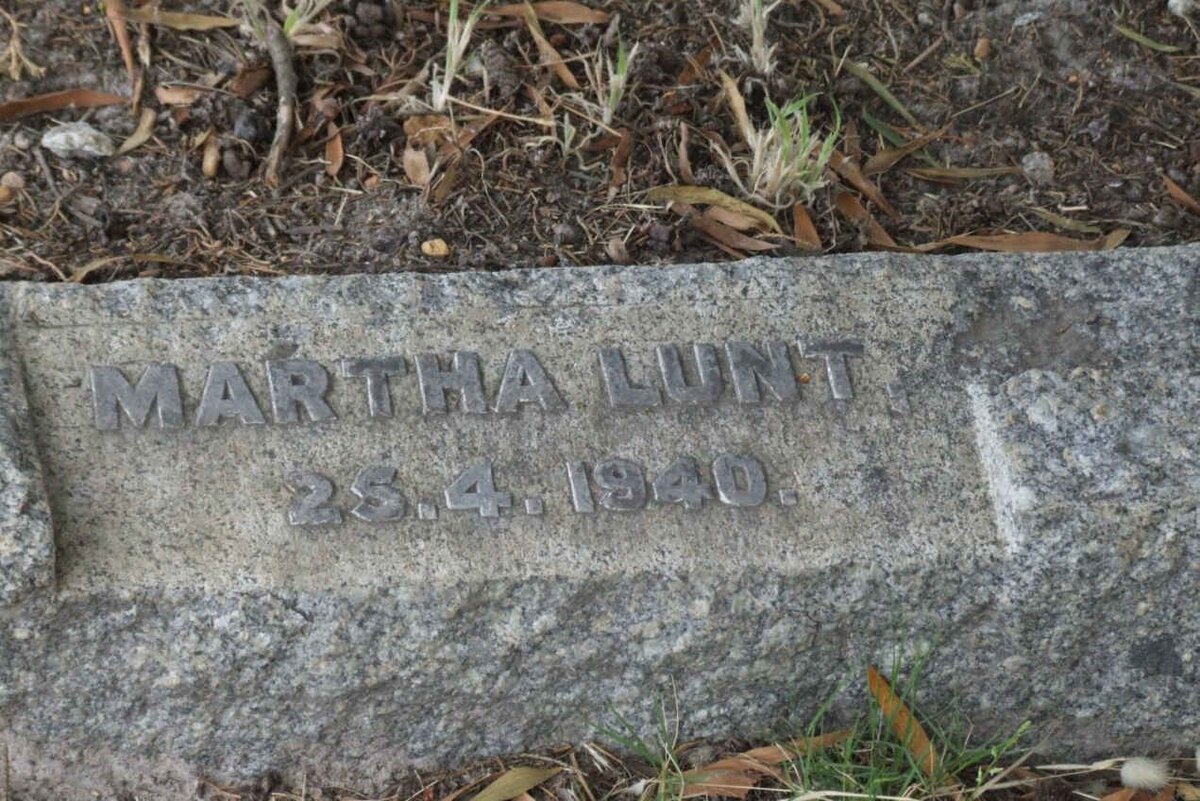LUNT Martha -1940