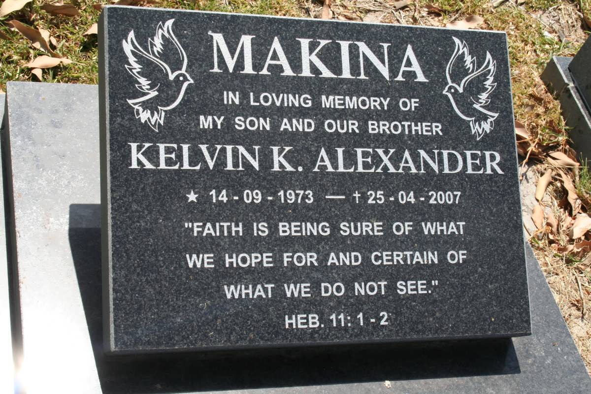 MAKINA Kelvin K. Alexander 1973-2007